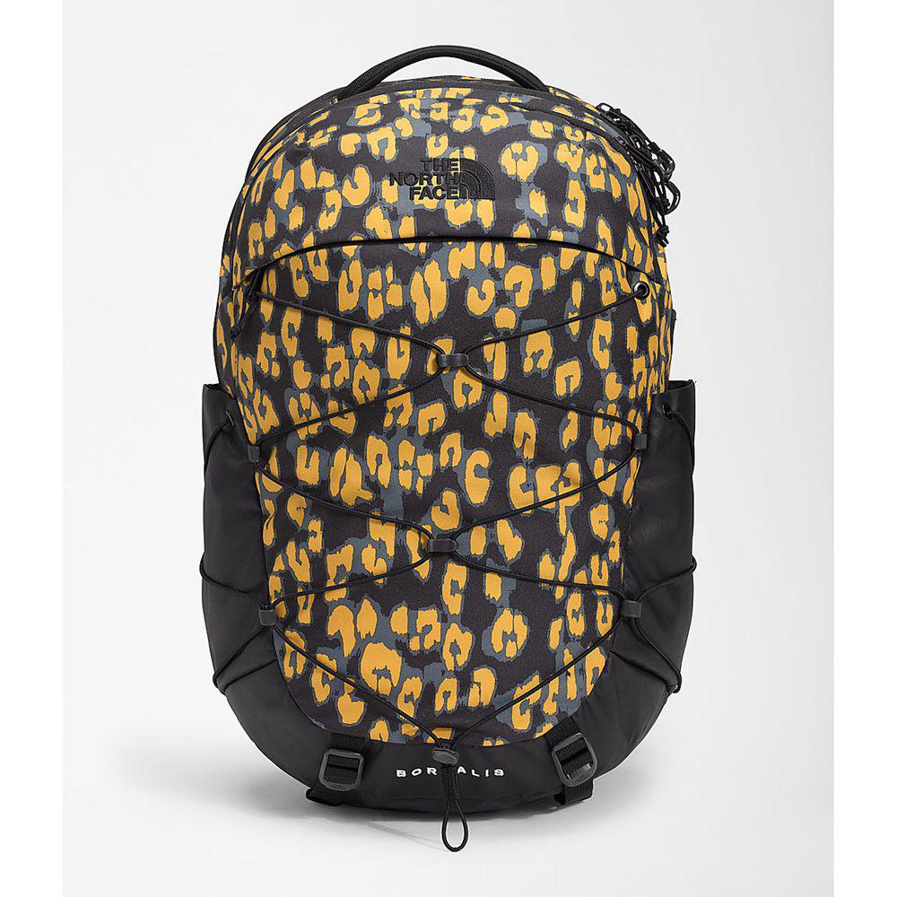 The North Face Borealis Γυναικεια Σακιδιο Πλατησ - Κίτρινα Λεοπαρ / Μαυρα (GOPS97165)